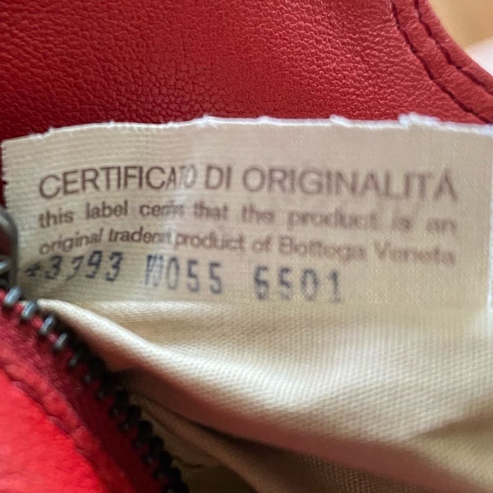 Bottega Veneta Deep Red Small Intrecciato Regent Tote Bag with COA. VGUC! - Picture 14 of 16